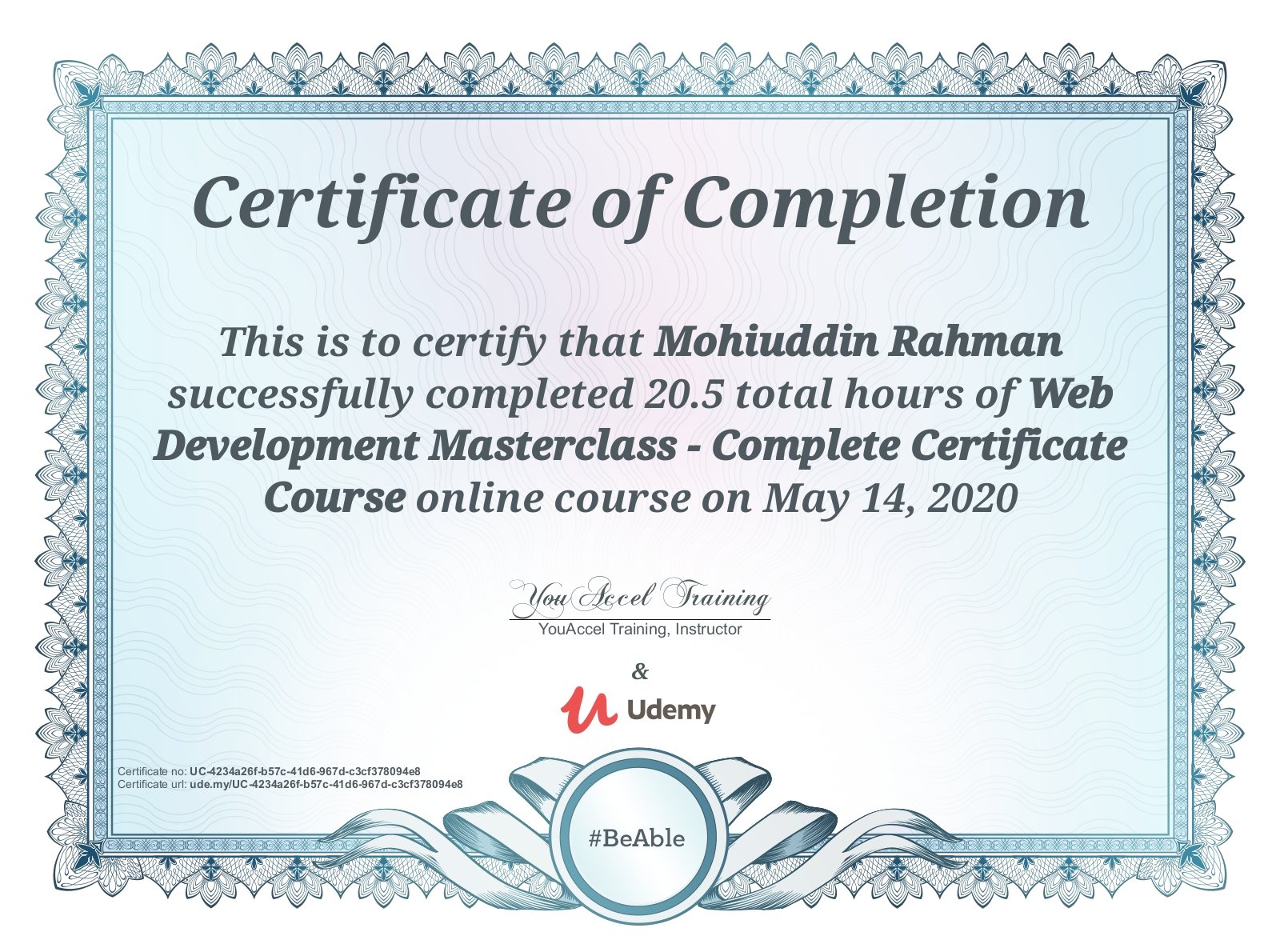 Web Development Masterclass - Complete Certificate Course