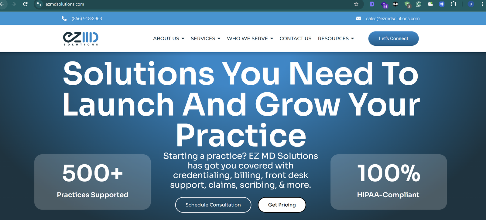 Medical Billing Website