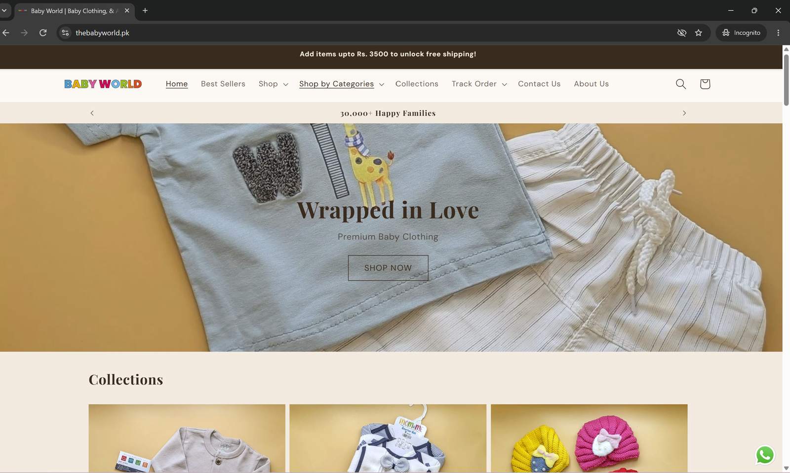 E-Commerce website