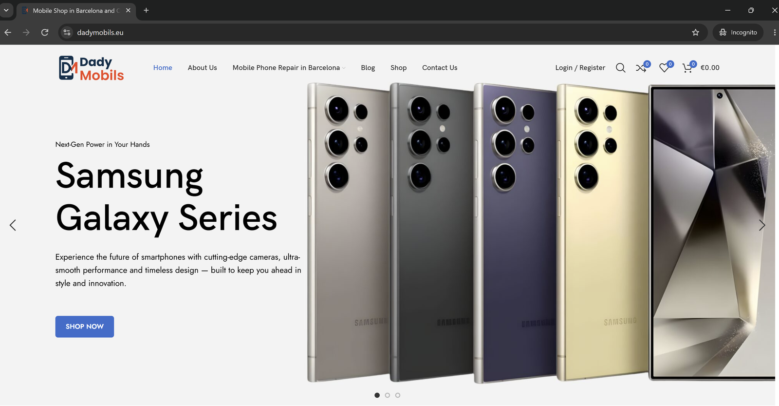 E-Commerce website (for gadgets)