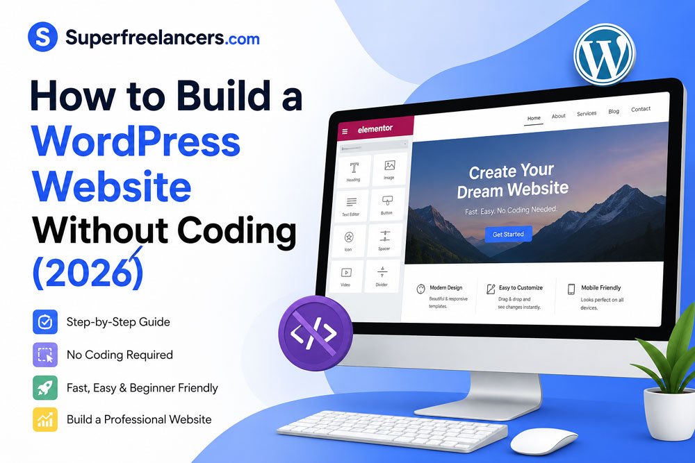 How to Build a WordPress Website Without Coding (2026)