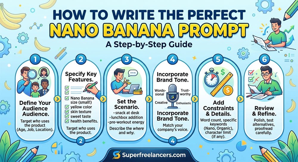 How to Write the Perfect Nano Banana Prompt (Step-by-Step)